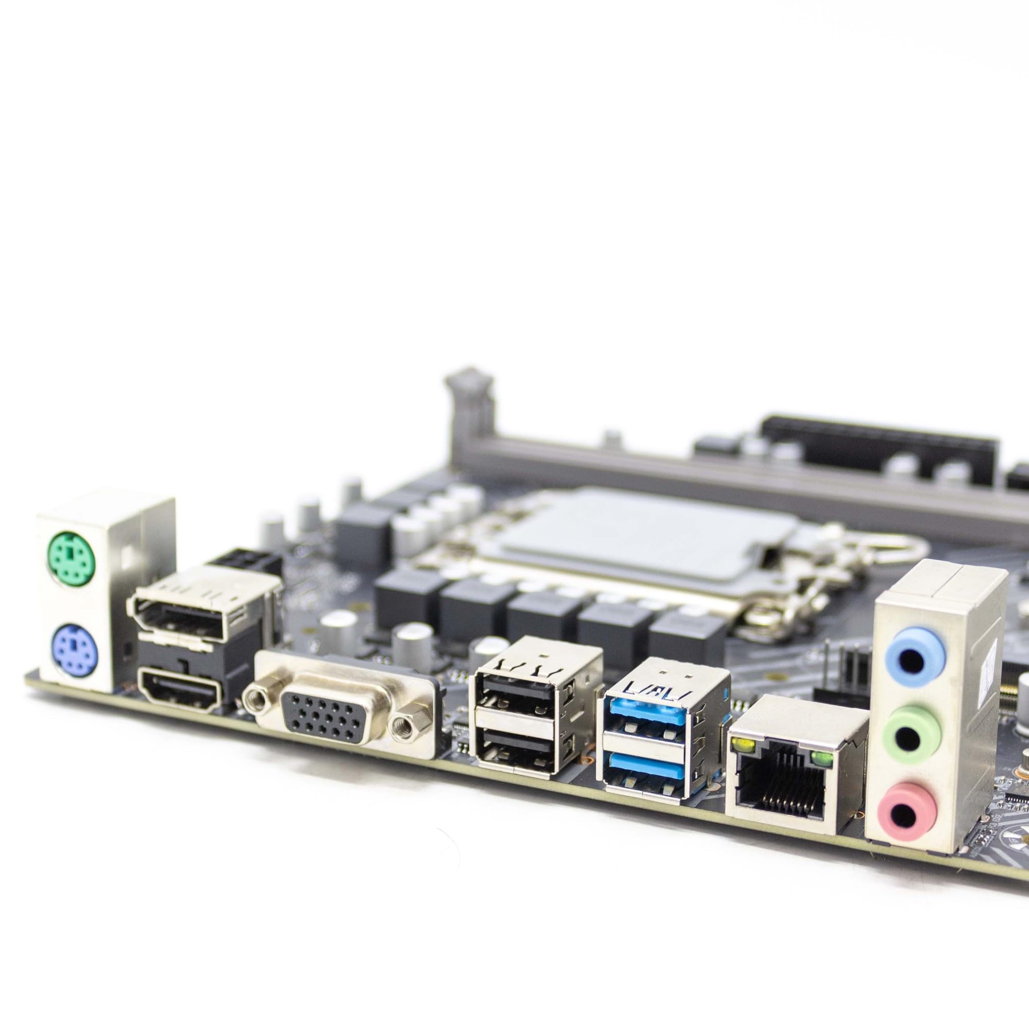 SIMPLETEK - Scheda Madre Micro-ATX H610 LGA 1700 DDR4 | Compatibile con Intel 12a/13a/14a Gen | HDMI DisplayPort VGA RS232 (COM1) PS/2