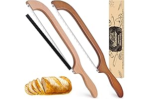 Ultimate Bread Slicing Solution: 2 Pack Sourdough Bread Knife Set for Homemade Bread Bliss