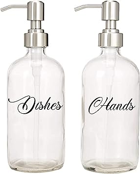 Dishes Hands sticker for soap dispenser kitchen Letter Decorative Living Room Bedroom Decals Home Decoration Mural Wall Word Inspiring Office Inspirational Vinyl
