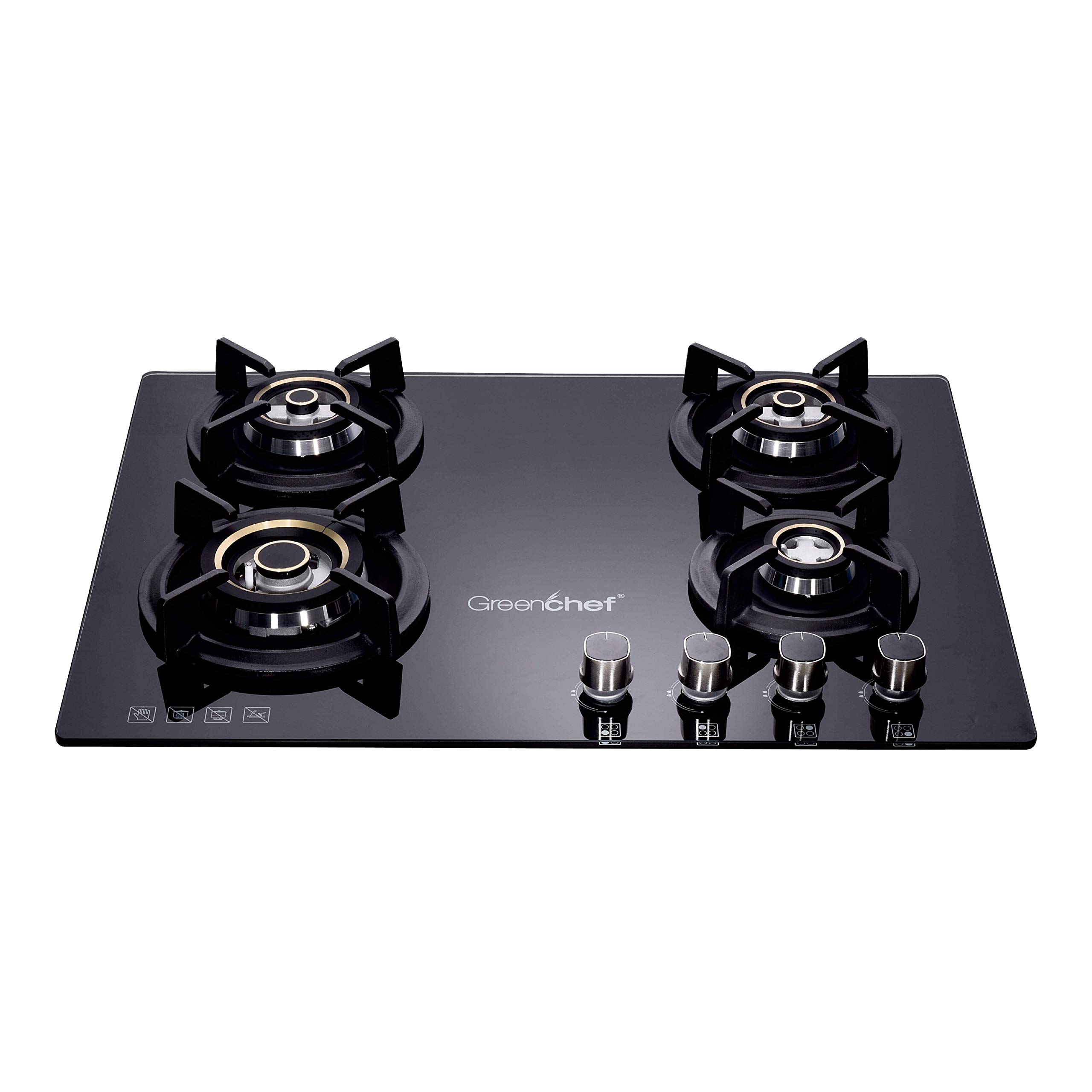 Greenchef GHT HOB Auto Ignition Glass Top Gas Stove (4 Burner)-image-11