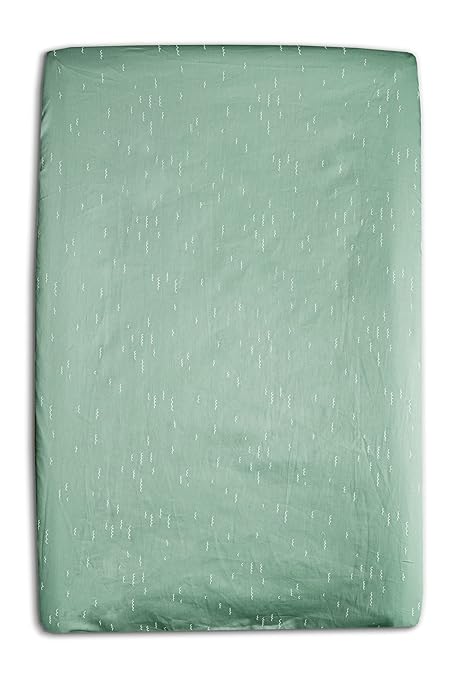 Sadora Baby Changing Mat Cover, Soft Prints and Colours, Premium 100% Cotton, to Brighten your Nursery, Machine Washable, Diaper Changing Pad, Protector Cradle, Fitted Sheet to fit 84 x 52 x 13 cm, Waves