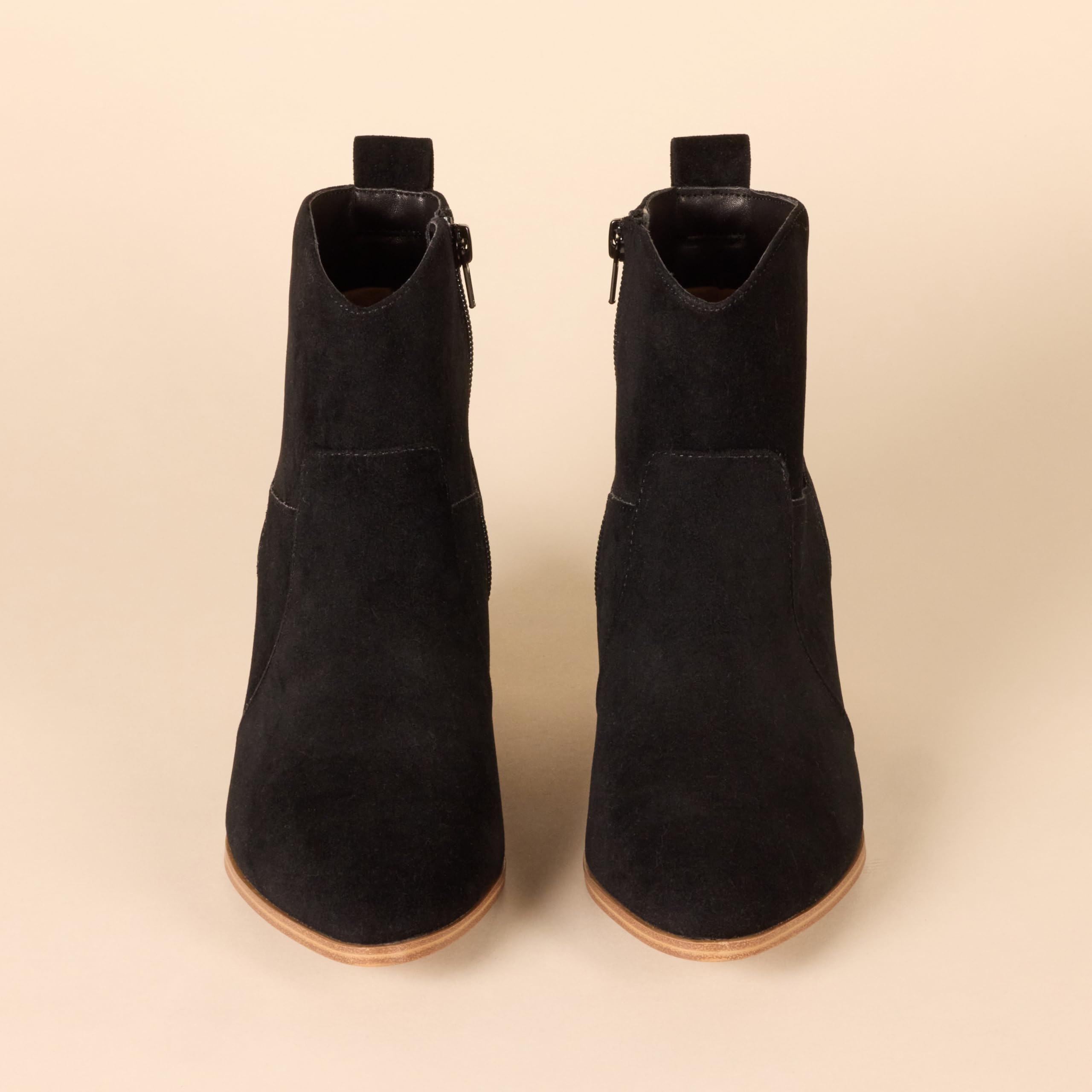 Amazon Essentials Damen Western-Stiefeletten Mit Gestapeltem Absatz