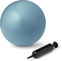 Amazon Basics 9-Inch Mini Pilates Ball - Anti-Burst Exercise Ball for Yoga, Pilates, Core Training & Stability Workouts