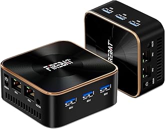 FIREBAT Mini PC N100 Intel, 1TB M.2 SSD SATA 16GB RAM LPDDR5, Smaller Mini PC, Mini Desktop Computer, 4K UHD Triple Display, Mini Server for Business, School, Office, Home