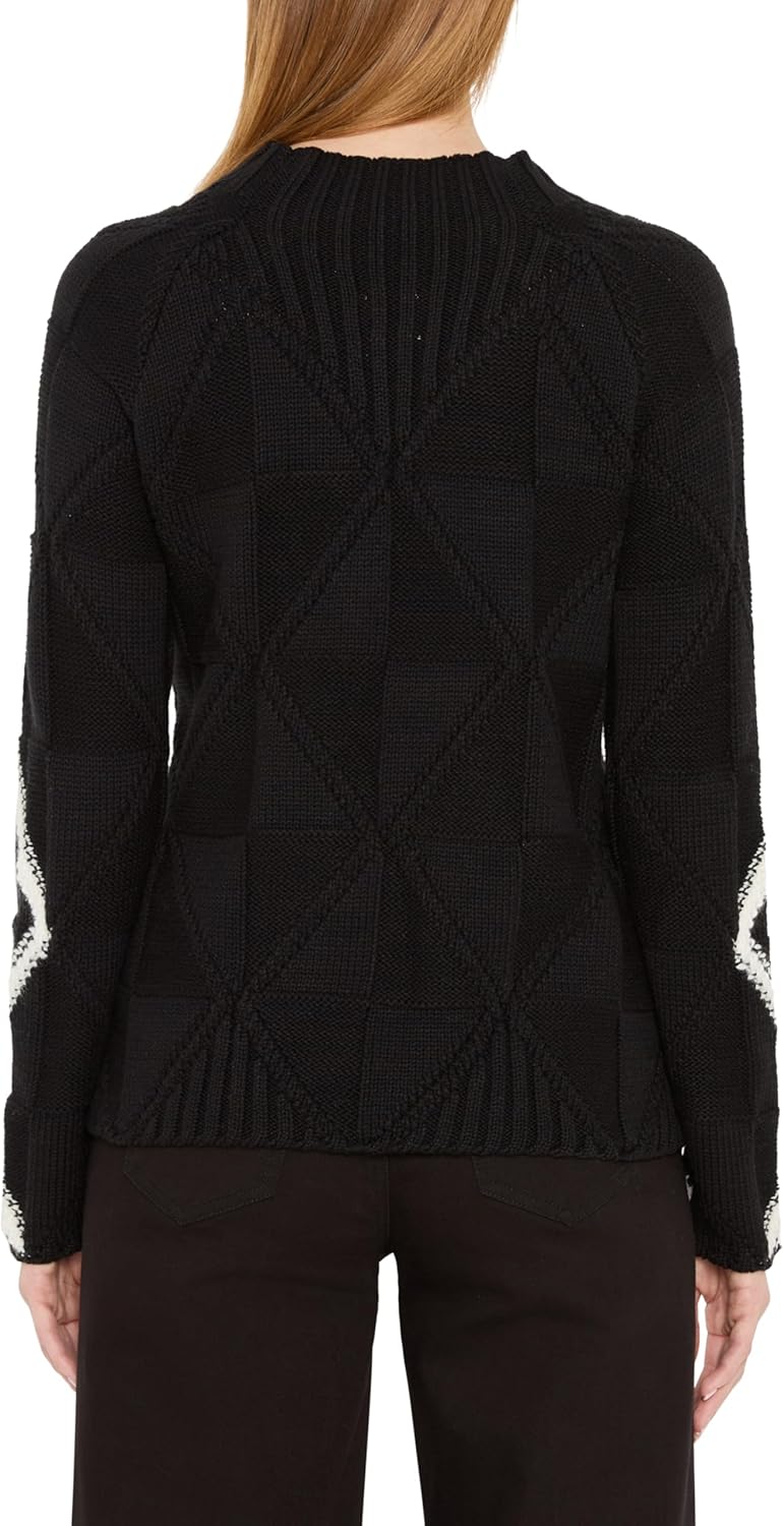 NIC+Zoe Womens Dashing Diamonds Sweater - Image 2