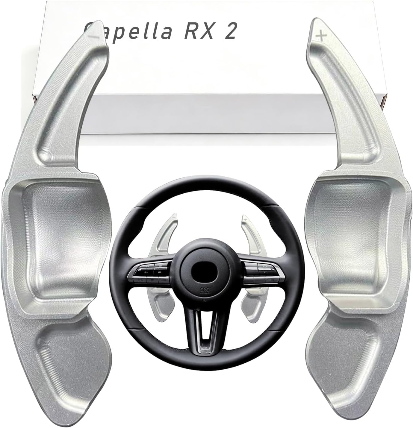 Steering Wheel Shift Paddle Compatible with Mazda Capella RX-2 2pcs Aluminum Alloy Car Steering Wheel Shift Paddle Blade Shifter Extension