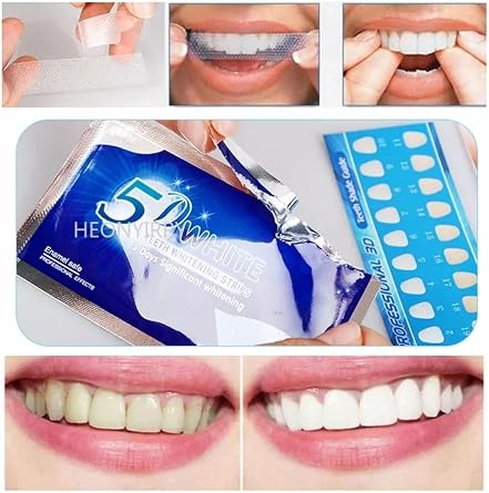 5D White Teeth Whitening Tape -5D Teeth Whitening Strips 6 Pieces