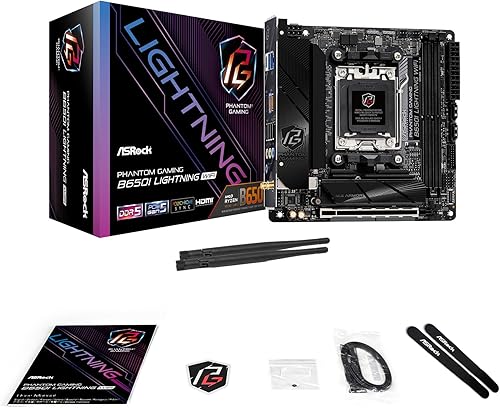Miniatura 5 de ASRock B650I LIGHTNING WIFI AM5 Ryzen 7000 AMD B650 SATA 6Gbs Mini-ITX s DDR5