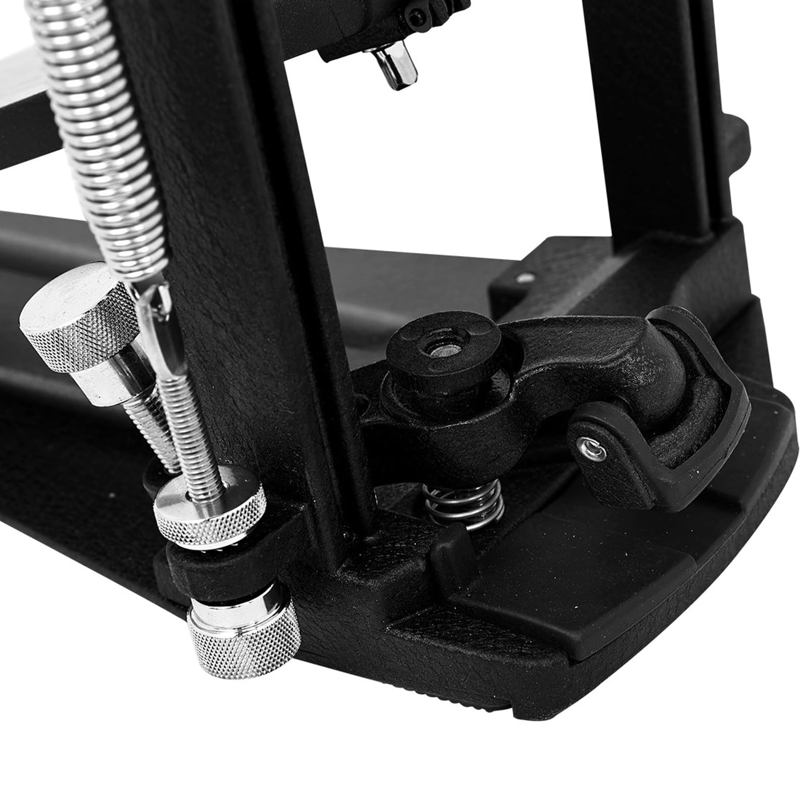 Pedal de bombo con doble cadena de control estable, almohadilla antideslizante, pedal de tambor de metal para batería acústica electrónica