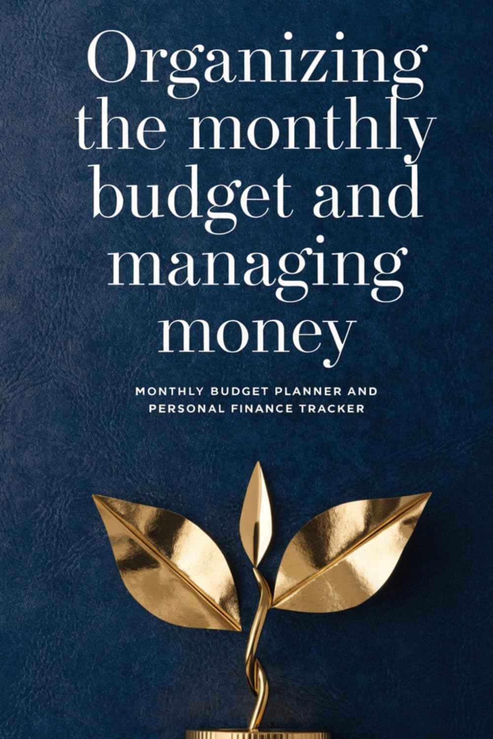Organizing the monthly budget and managing money: monthly budget planner and personal finance tracker