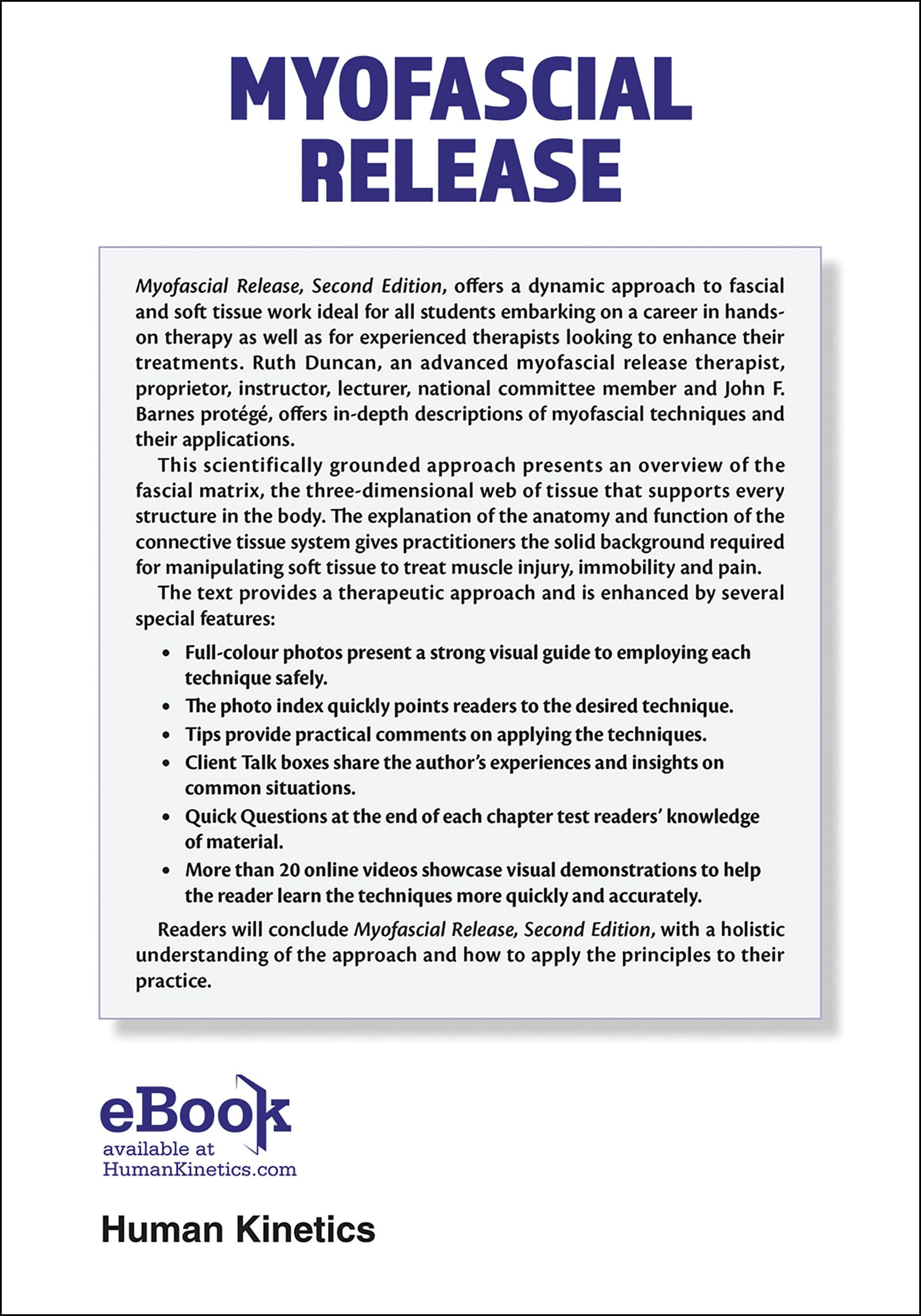 Myofascial Release: Hands-on Guides for Therapists
