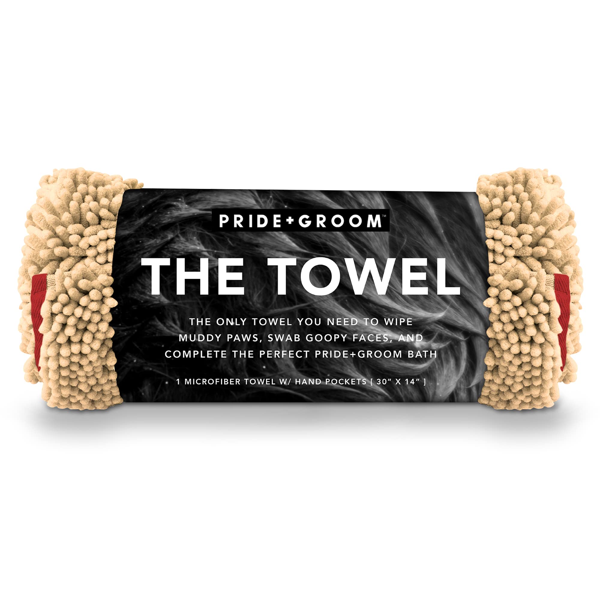 PRIDE AND GROOM Towel - Purrfect for Drying Off Your Dog After a Bath
