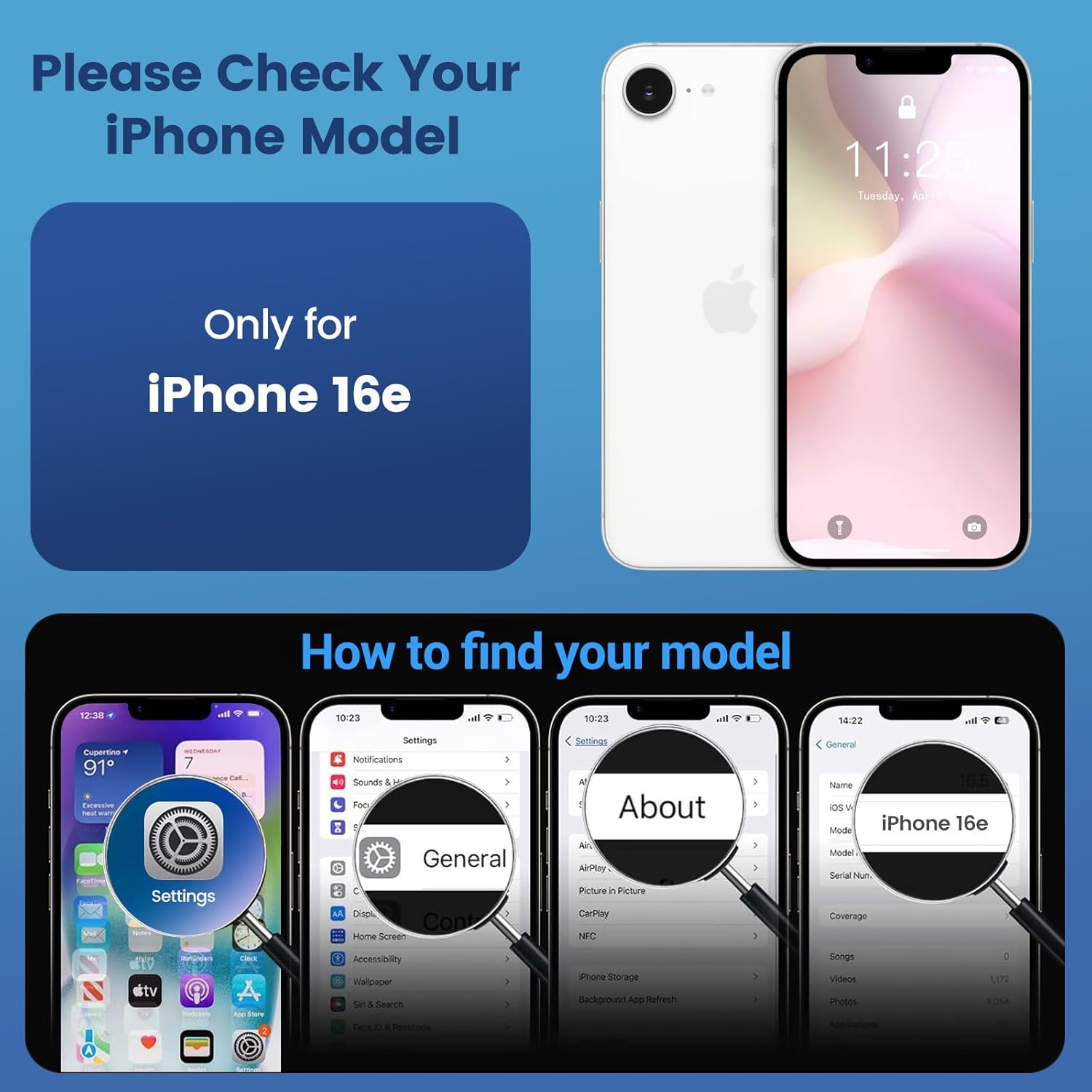 Temdan for iPhone 16e Case Clear, Compatible with Magsafe, Anti-Yellowing, Military-Grade Protection, Shockproof Slim Magnetic Phone Case Cover, Clear Pink - Image 2