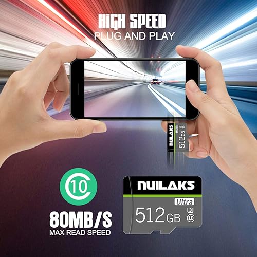 Miniatura 4 de Tarjeta Micro SD de 512 GB de alta velocidad para Nintendo Switch, tarjeta de memoria impermeable para teléfono inteligente Android, cámara digital,