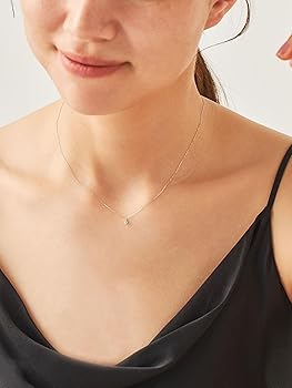 新品、未使用 ネックレス Amazon | [エテ] レイヤー K10WG ダイヤモンド ネックレス