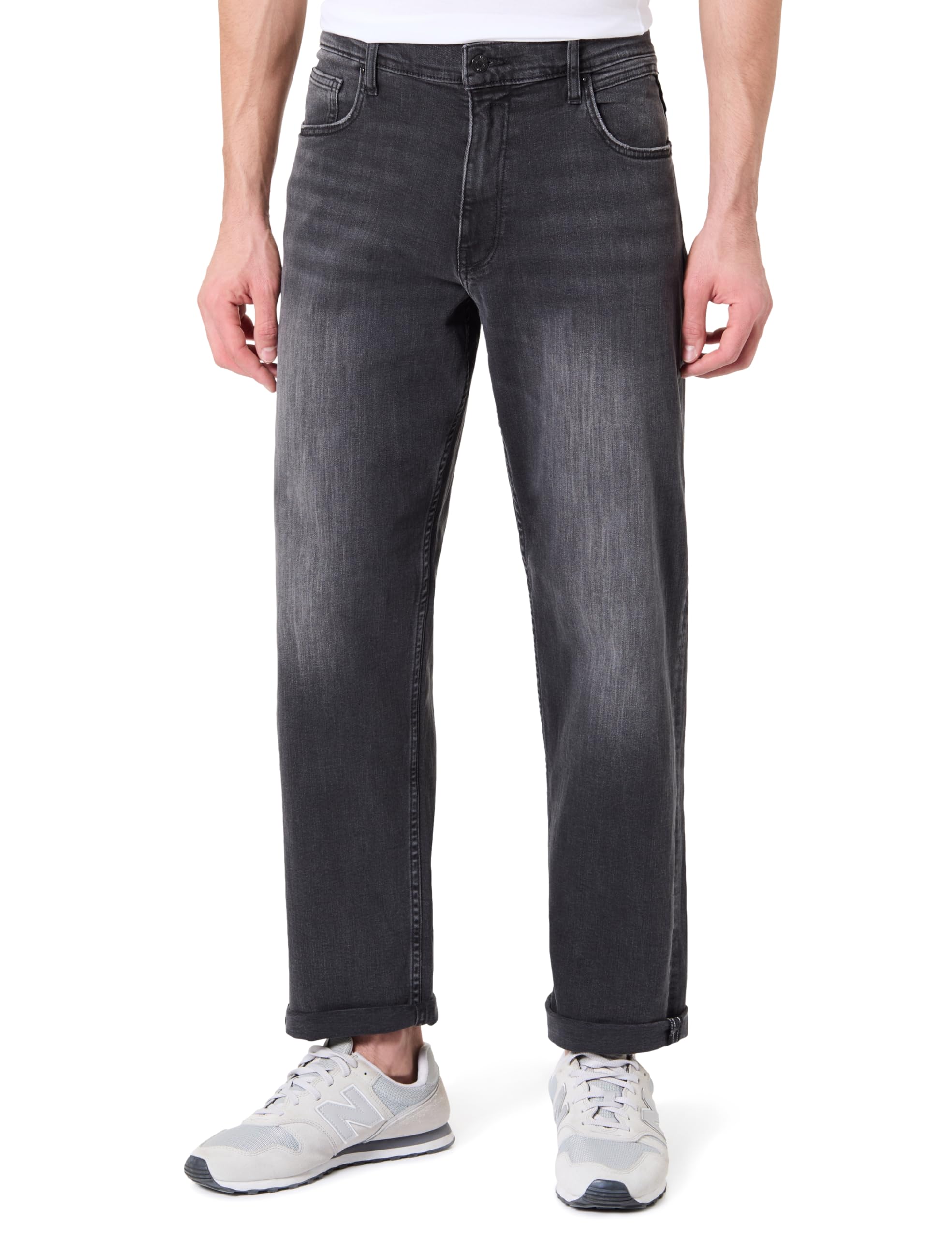 Replay Men's M1031 Jeans, 099 Black Delavè, 32 W/32 L