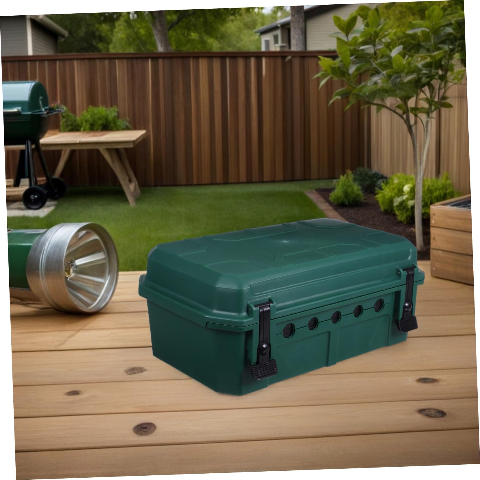 Healifty Caja Eléctrica Exterior para Enchufes y Regletas Diseño Espacioso para Cables y Adaptadores Fácil Instalación y Desmontaje Rápido para Iluminación Herramientas de Jardín y Equipos