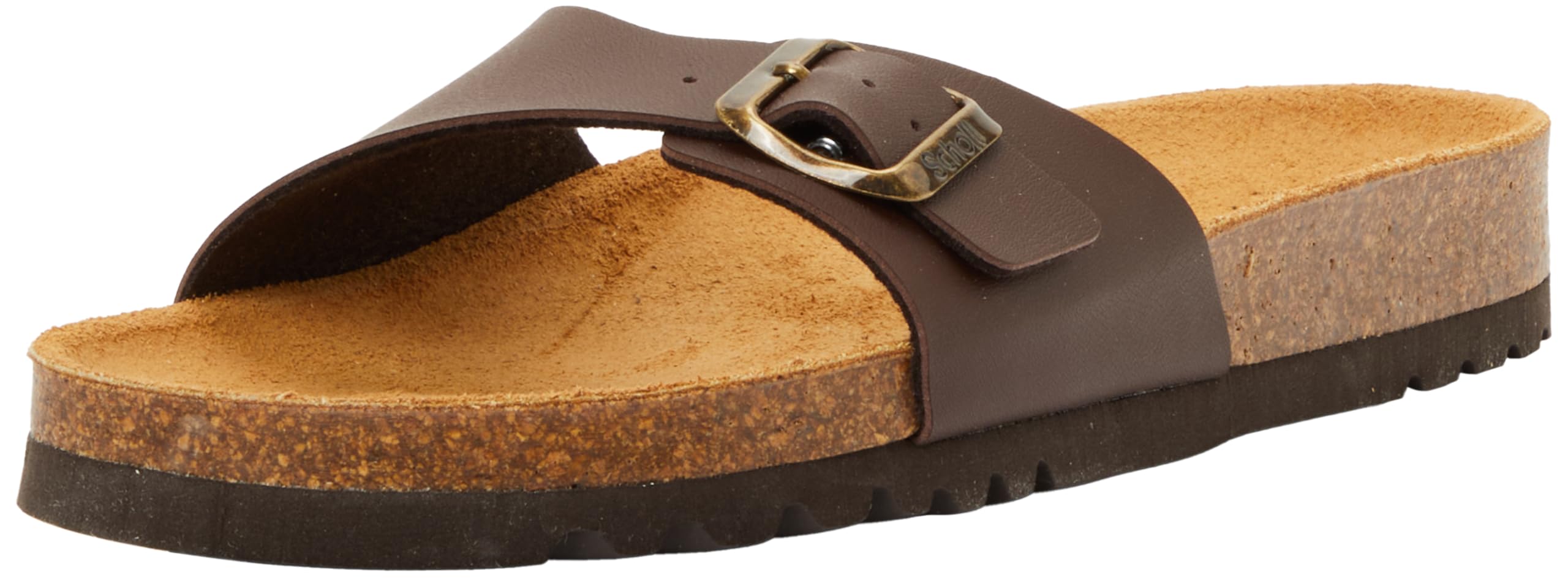 Scholl Dr Simon Men's Sandal, Brown, 7.5 UK