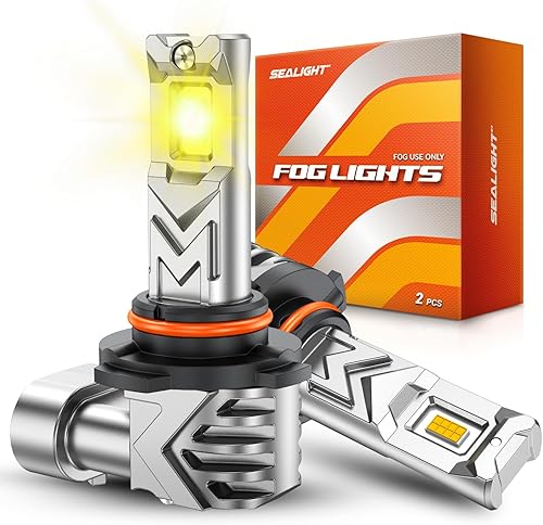 Vista 48 de SEALIGHT Bombillas LED antiniebla PSX24W 2504, 3000 K, amarillas, 600% de brillo, 11 W, alta potencia, 2504 PSX24W, bombillas LED antiniebla DRL