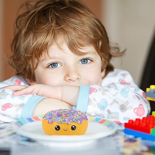 Miniatura 9 de Anboor Squishy Smore Toy Lindo Squeeze Donut Food Soft Cake Slow Rised Alivio del Estess Pan Niños Regalo