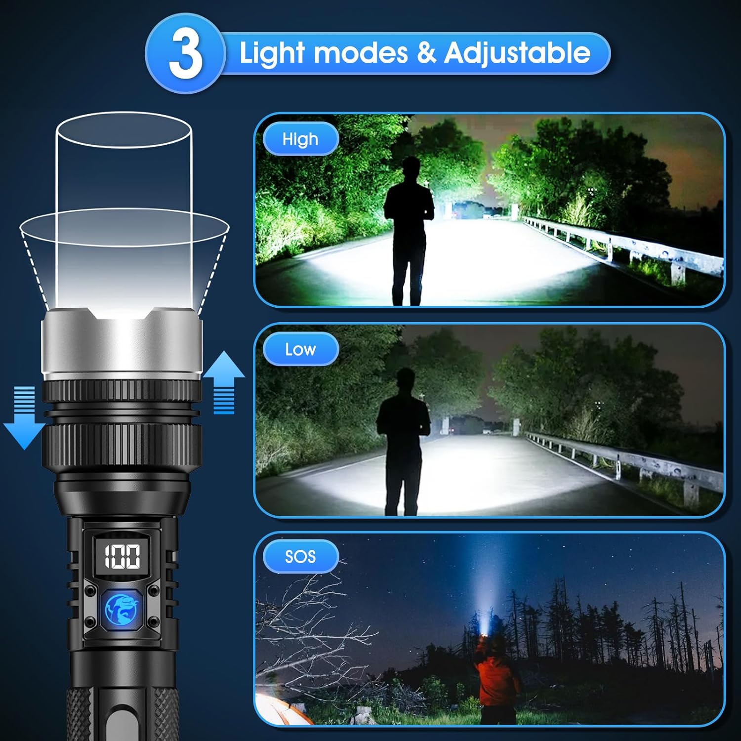 Adventures Ultra-Bright Waterproof Flashlights with Fast Charging and Extended Runtime for Outdoor Adventures Ultra-Bright Waterproof Flashlights with Fast Charging and Extended Runtime for Outdoor Adventures