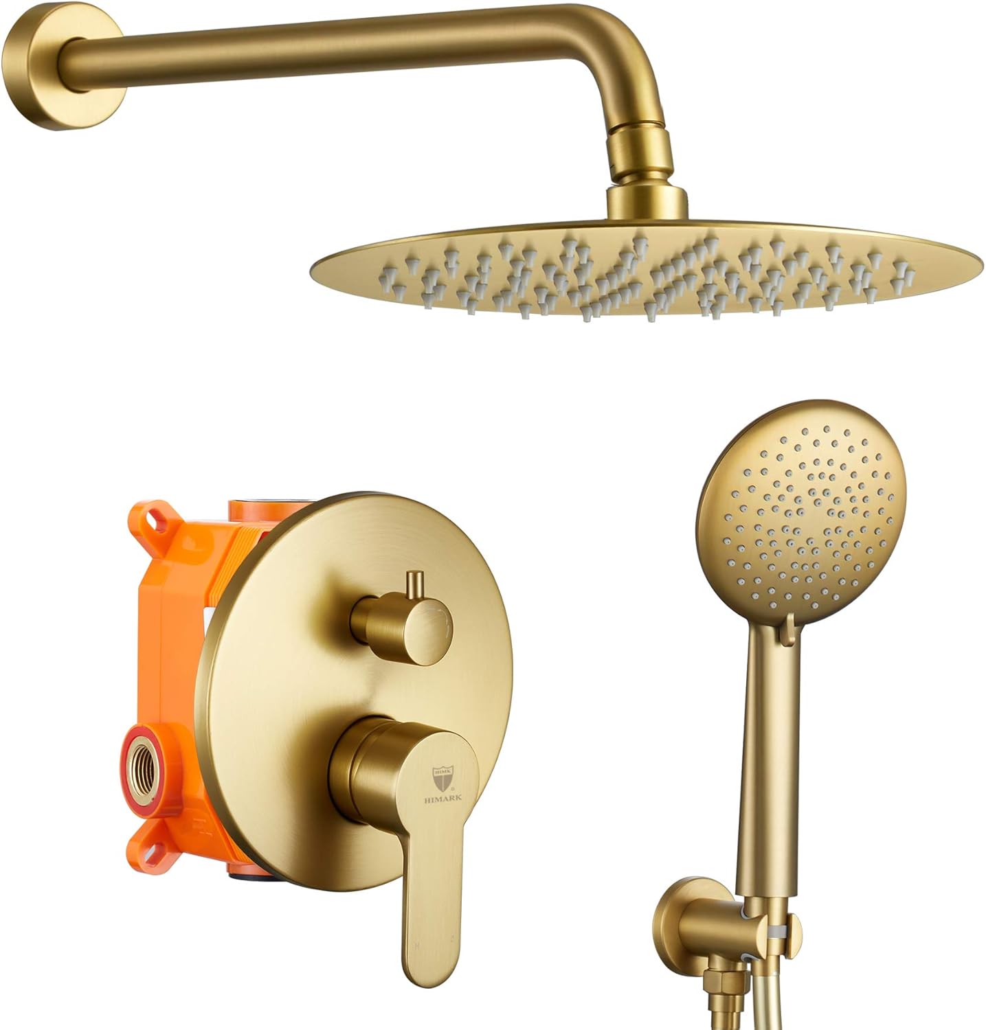 Shower System, Wall Mounted Shower Faucet Set for Bathroom with 8" Rain