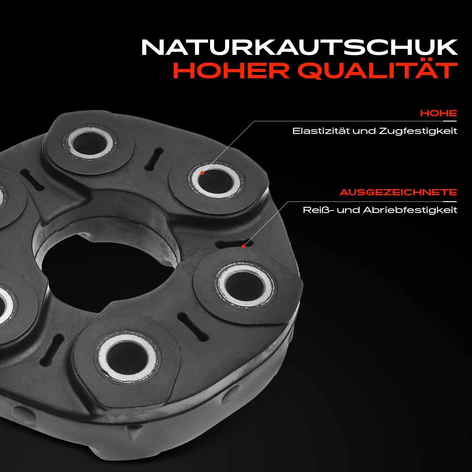 Frankberg Gelenkscheibe Hardyscheibe Kompatibel mit 1er 2004-2013 3er 1998-2013 X1 2009-2015 X3 2014-2017 X5 2000-2015 Z4 Roadster 2004-2017 Replace# 26111209168