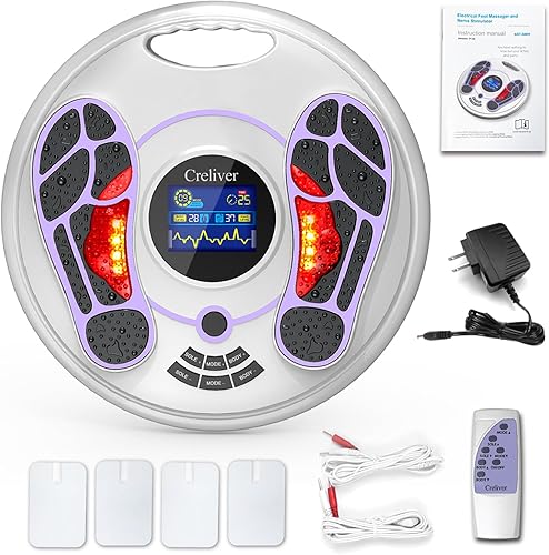 Miniatura 6 de Creliver EMS & TENS Foot Circulation Stimulator - Electric EMS Foot Massager for Circulation and Pain Relief, FSA HSA Approved Products, 25 Modes 99
