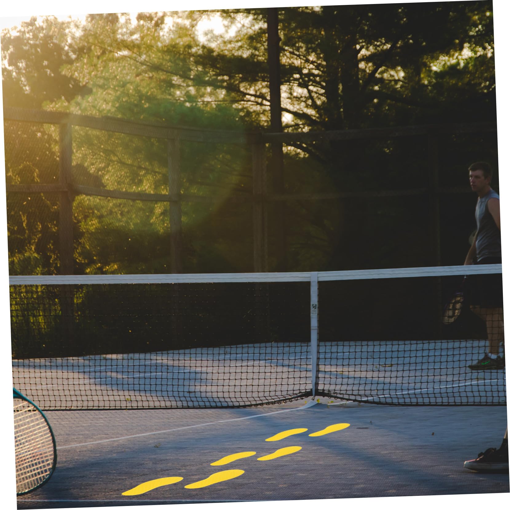Mikikit Marqueurs de Sol en Forme de Pied 10 Pièces en PVC Solide et Faciles à Retirer pour Entraînement de Football en Intérieur et Extérieur Terrain de Tennis Style Aléatoire