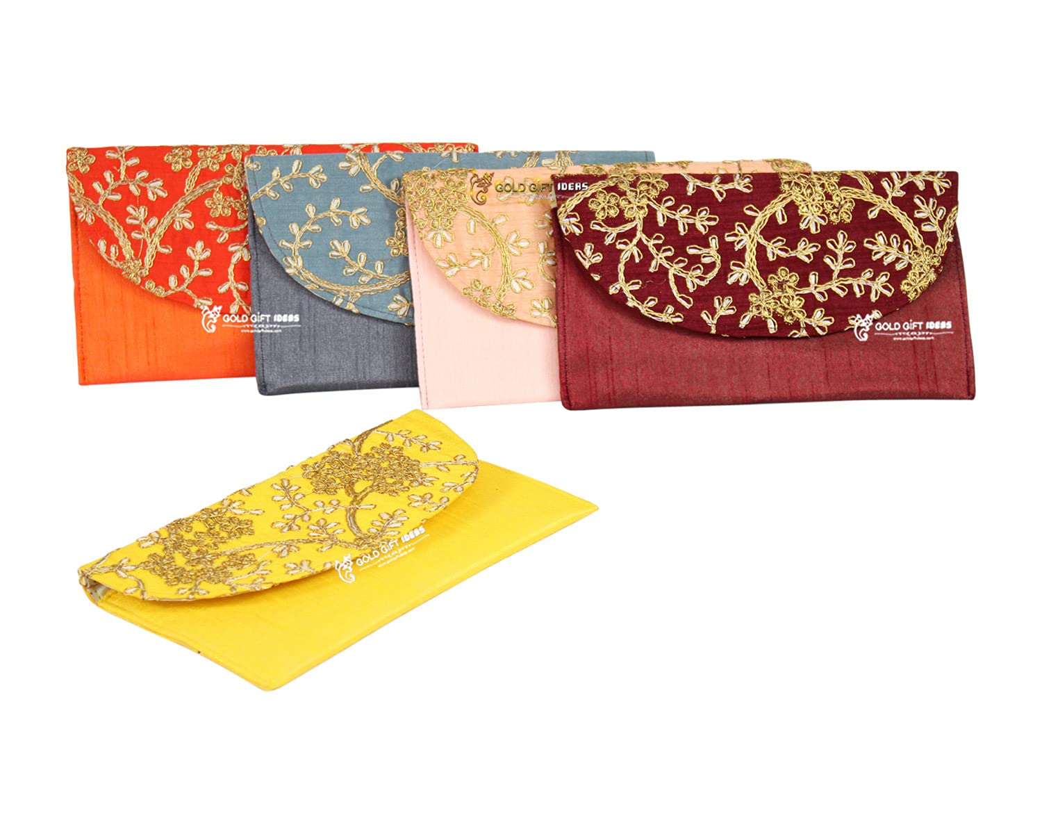 Vintage Floral Embroidered Shagun Potli Purse for Women, Potli Pouches, Potli Purse for Return Gifts, Potli Bags for Ladies, Potli Clutch for Gifting-image-16