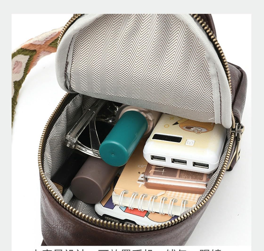 Marsupio Borsa da Donna in Vita Messaggero alla Moda al Petto Donna-j