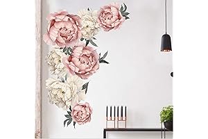 Premium Floral Bloom: Peonies Wall Decals