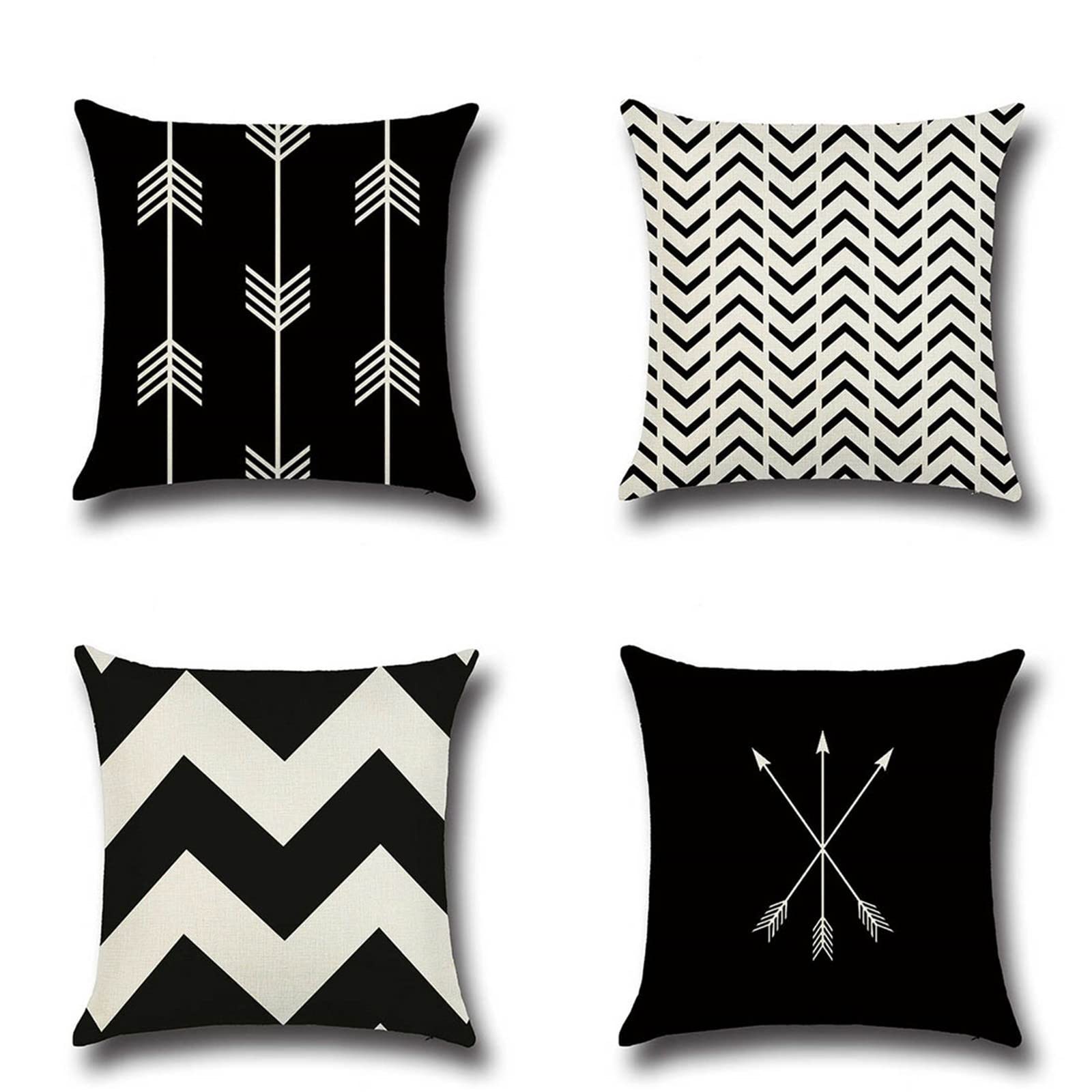 Housses de coussin 65x65 rayées pour créer une ambiance cocooning au salon