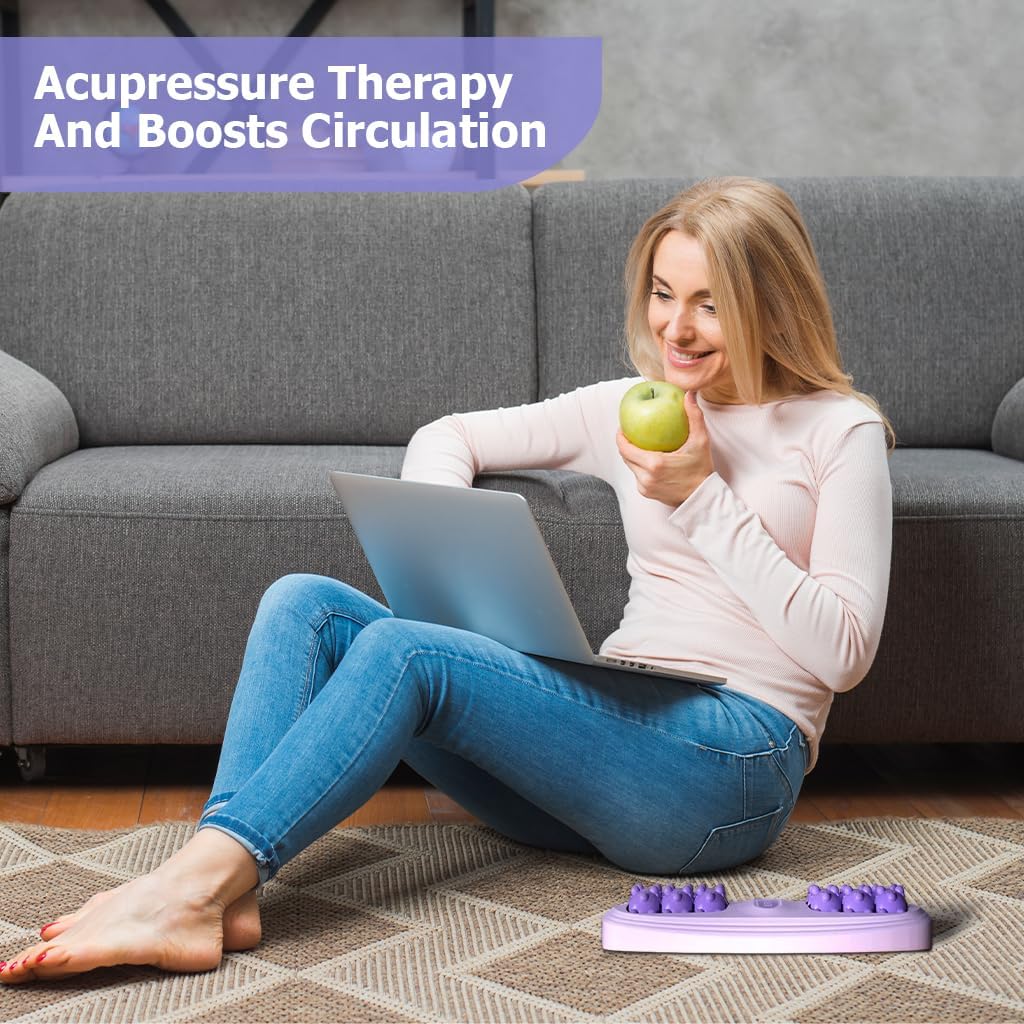 Snowza foot massage roller for pain relief - plants fascia, heel and arc massage, acupressure foot for deep relaxation, muscle pain and stress relief - foot and foot massage tool for home use Snowza foot massage roller for pain relief - plants fascia, heel and arc massage, acupressure foot for deep relaxation, muscle pain and stress relief - foot and foot massage tool for home use