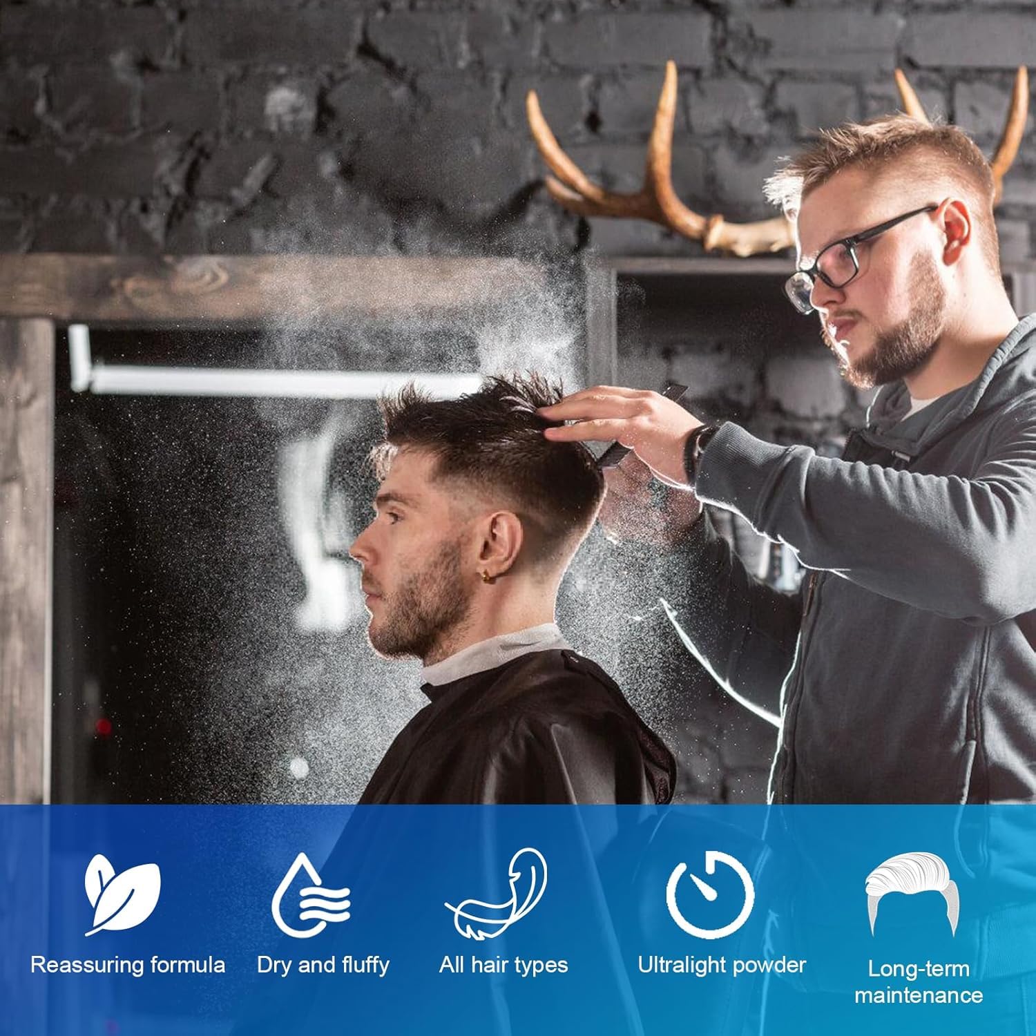 30g Polvos Texturizantes Mate,Polvos para el Pelo,polvo para Dar Volumen al Cabello,Consigue un Cabello con Más Cuerpo y Espesor,sin residuos,para uso diario — view 3