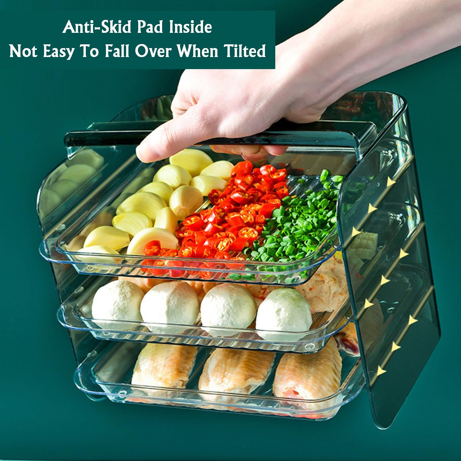 Estante De Almacenamiento De Alimentos De Varios Niveles, Bandeja Multicapa For Preparar Frutas Y Verduras, Estante For Artículos Diversos De Cocina, For Cocinas Y Restaurantes.(6tier)