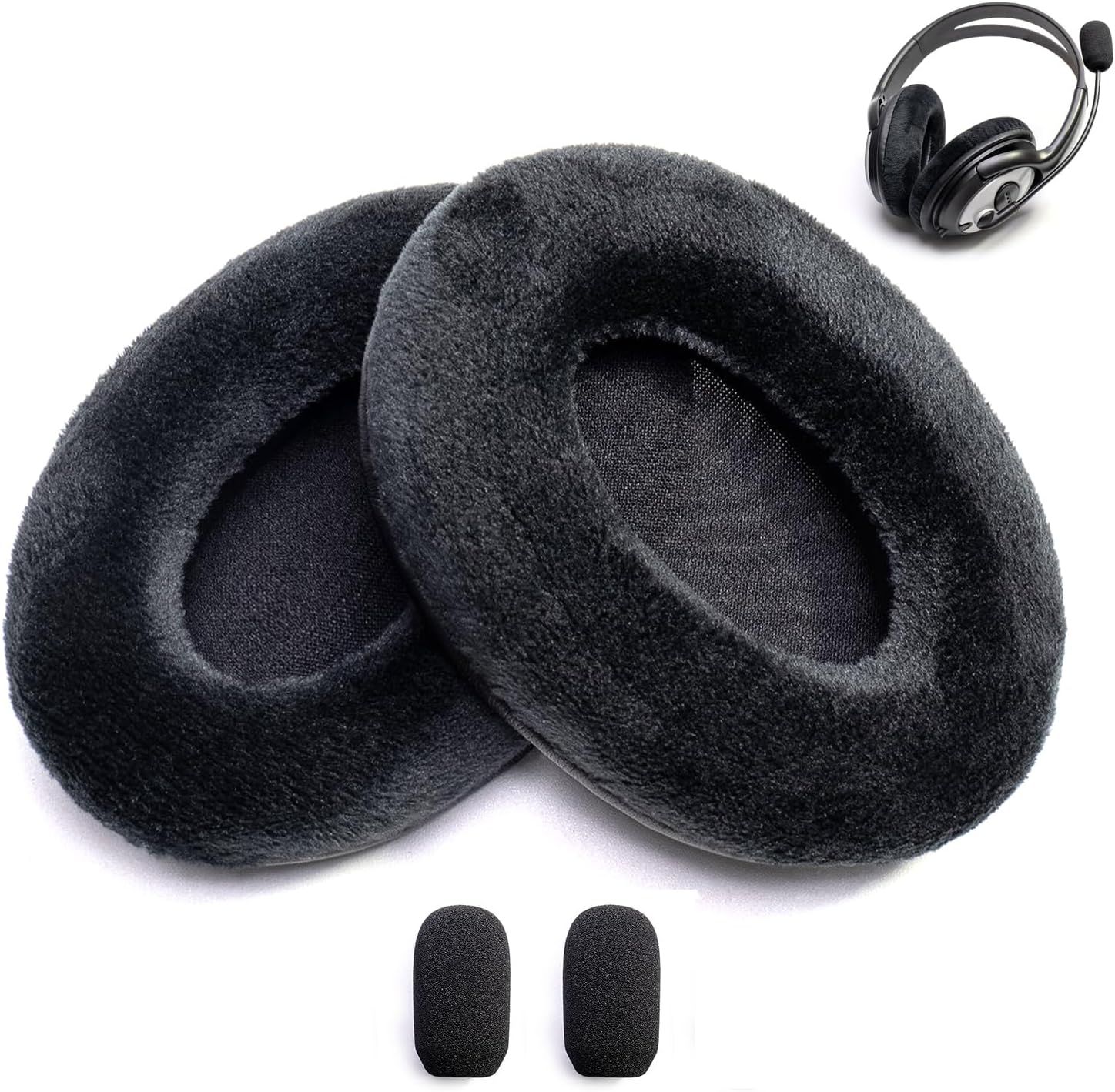Premium Velour Ear Pads Compatible with AKG K701 K702 AKG