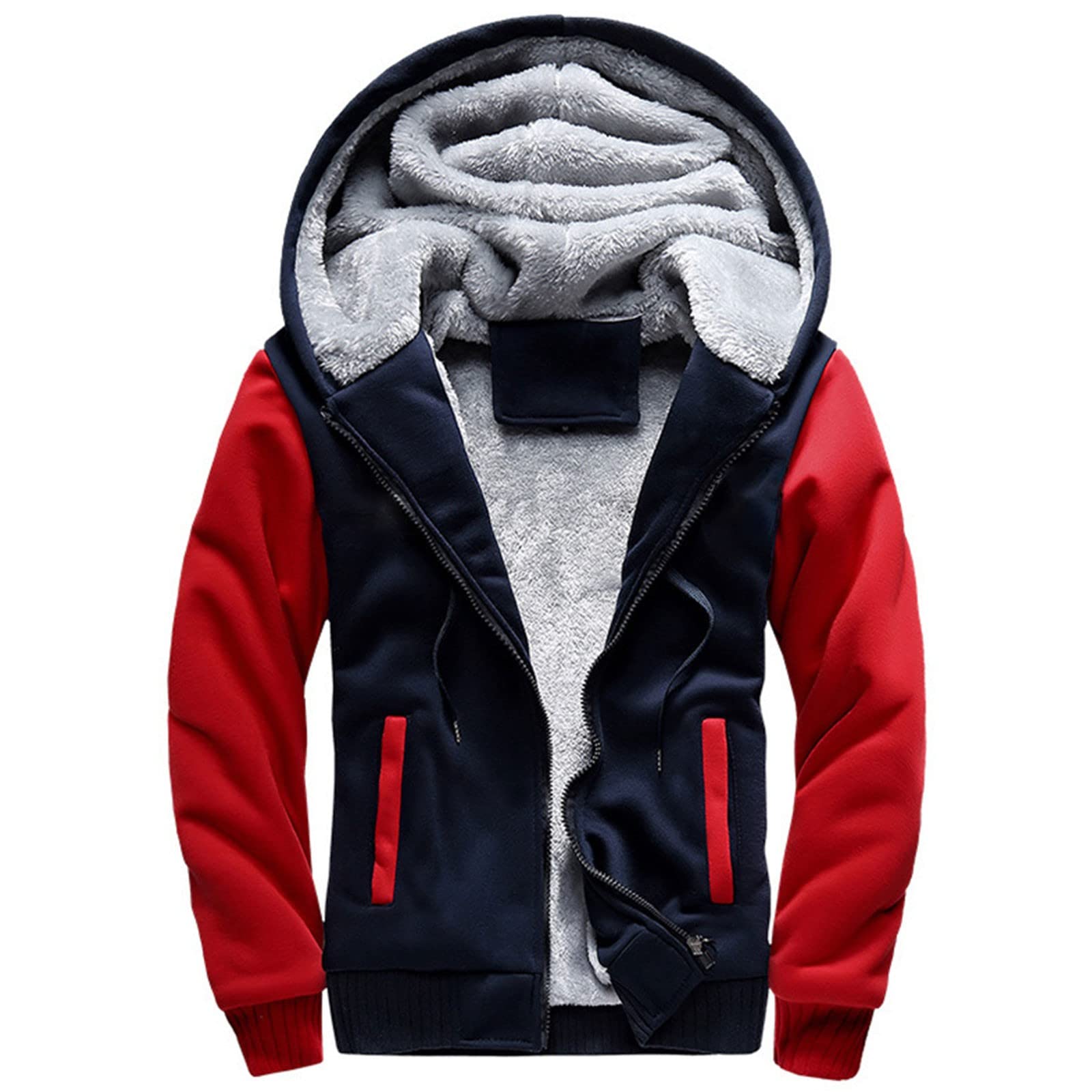SAME | Calda felpa invernale con cappuccio in cotone con tasche – Amora Moda