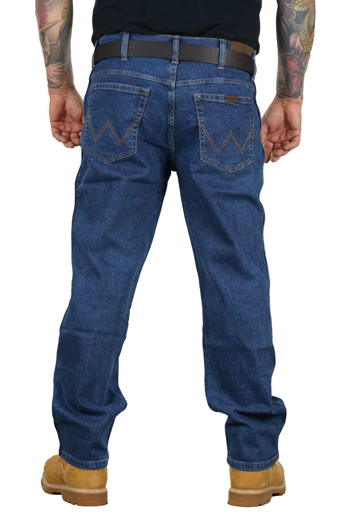 Regular Fit Wrangler Stretch Herren Jeans inkl. Texas Gürtel