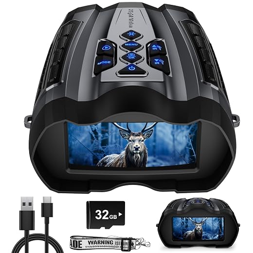 4K Night Vision Goggles w/16X Digital Zoom - $89.99
