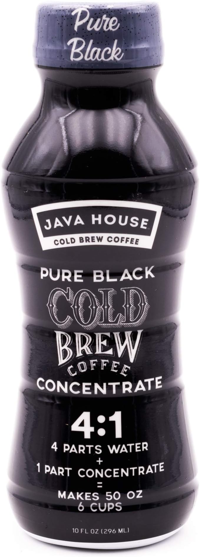 JAVA HOUSE Cold Brew Coffee, Colombian 4:1 Liquid Concentrate, 10 Fluid Ounce Bottle …