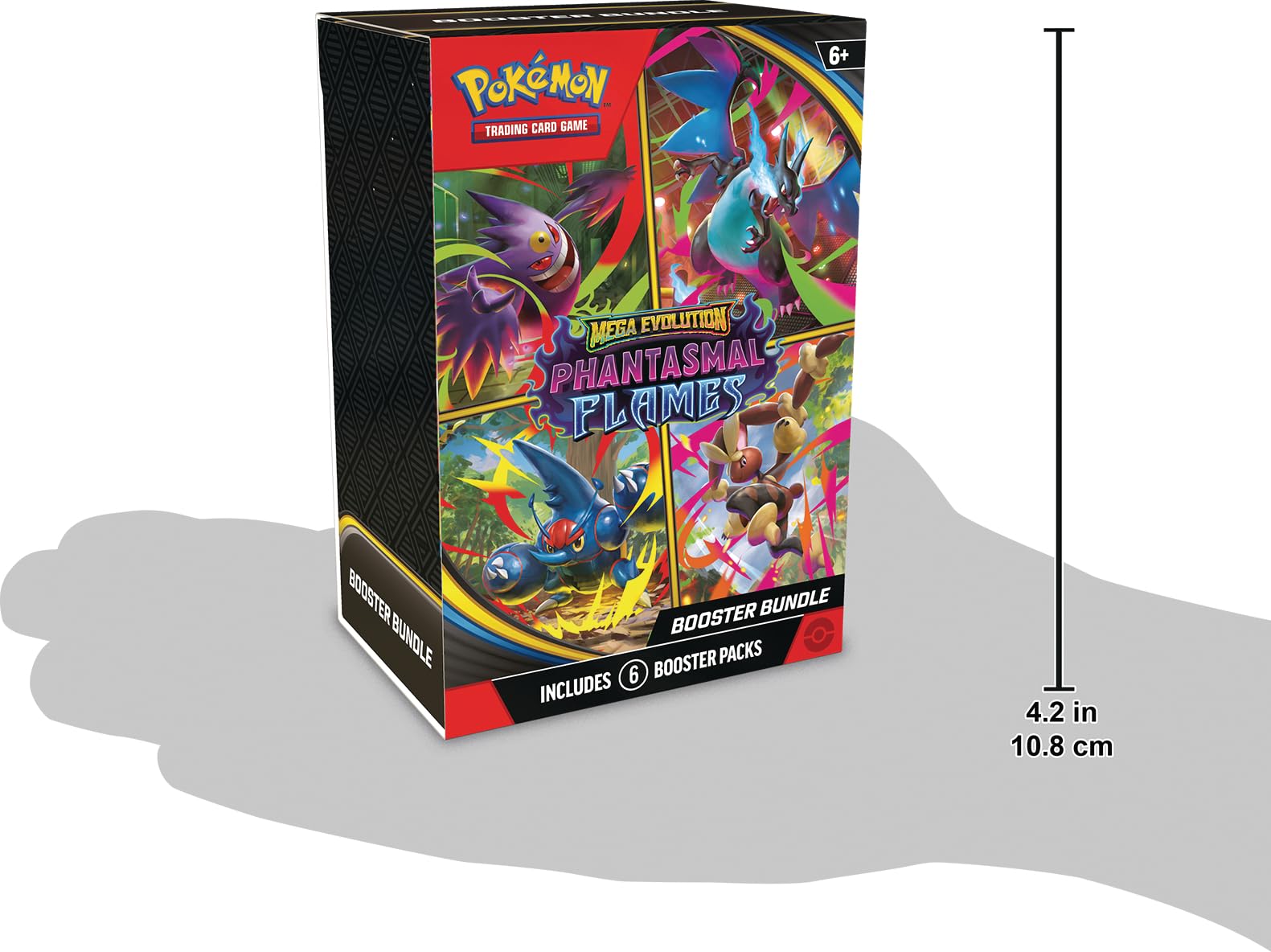 Amazon.com: Pokémon TCG: Mega Evolution—Phantasmal Flames Booster