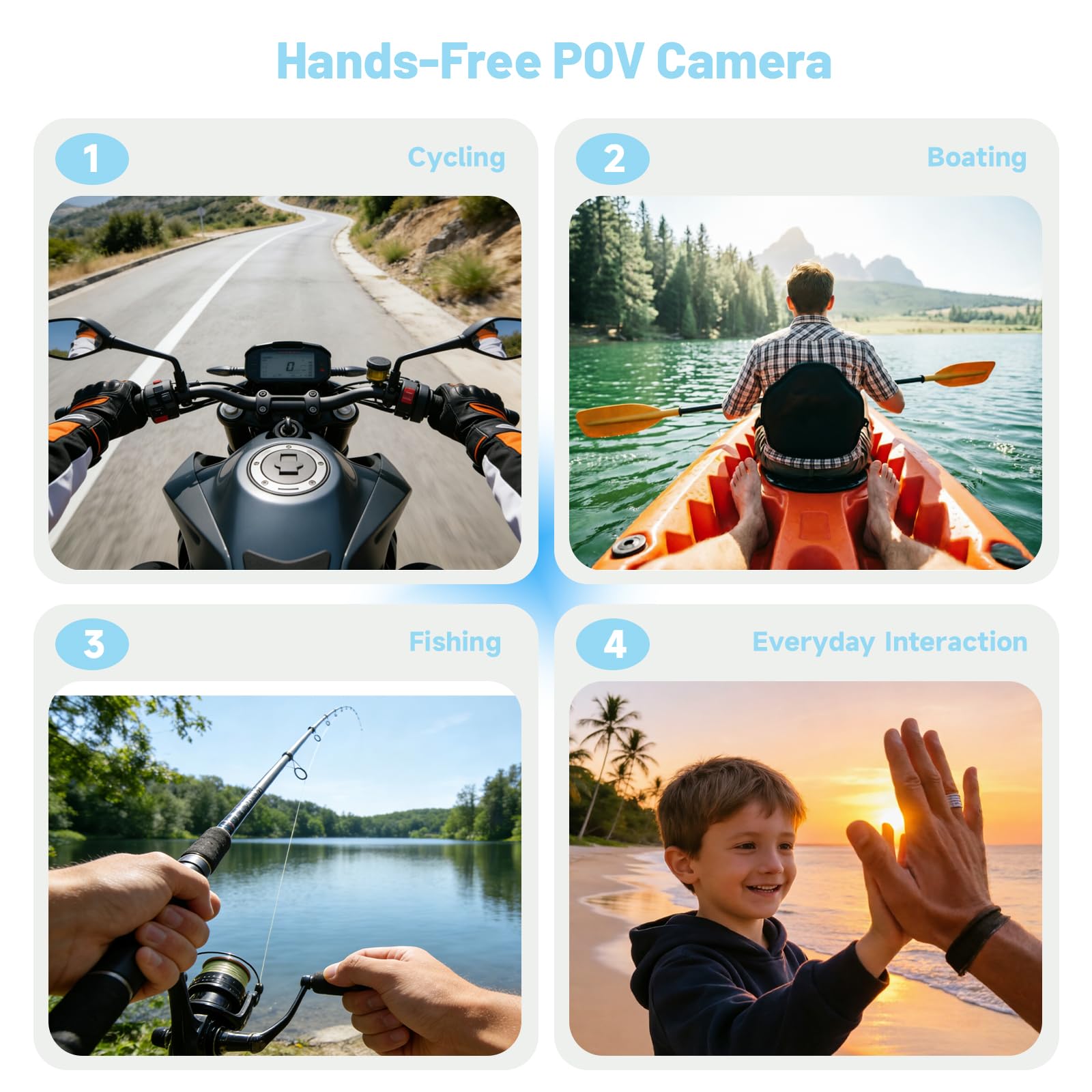 1080P Mini Action Cam, Daumengroße Helmkamera Motorrad, Bodycam Körperkamera Mini mit integriertem 32GB Speicher, POV Kamera für Radfahren, Reisen und Outdoor Abenteuer(Matt Schwarz)