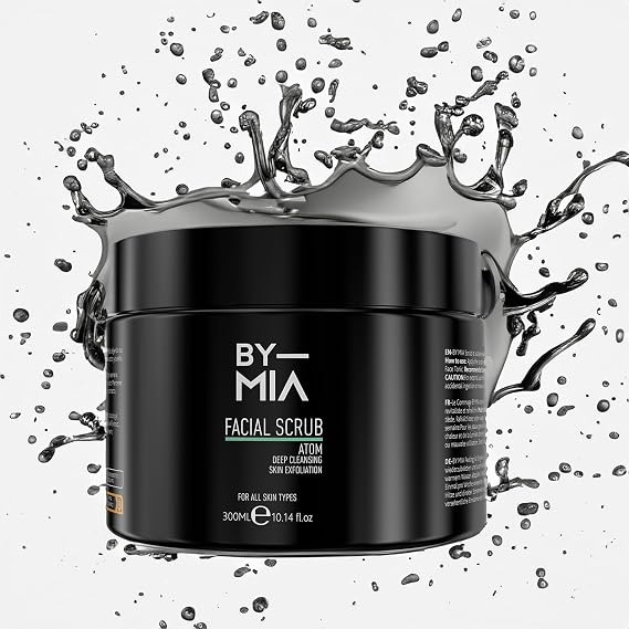 BY MIA Face and Body Peeling - Atom 300ml | Moisturizing Effect for All Skin Types | Avocado, Citrus and Vanilla Scented