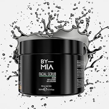 BY MIA Face and Body Peeling - Atom 300ml | Moisturizing Effect for All Skin Types | Avocado, Citrus and Vanilla Scented