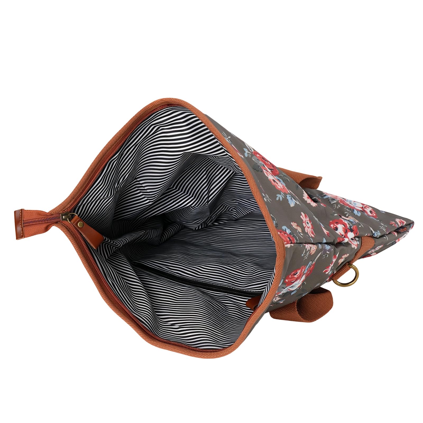Tourbon Damen Fahrradtasche Shopper Wasserdicht Canvas Fahrradtaschen für Heckträger Handtasche für Radfahren Reisen
