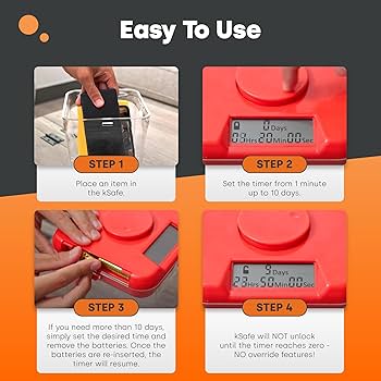Amazon｜kSafe 飲酒や他の悪徳を制限するXLTimeロックコンテナ