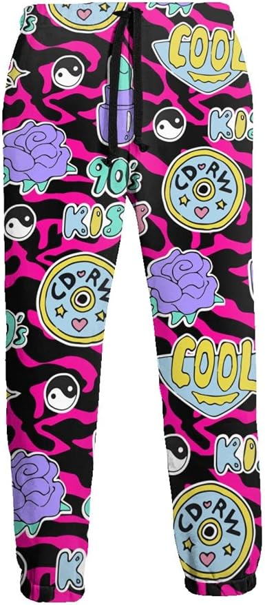 Amazon.com: I Love 80s - Pantalones deportivos para hombre con bolsillo  lateral para correr : Ropa, Zapatos y Joyería