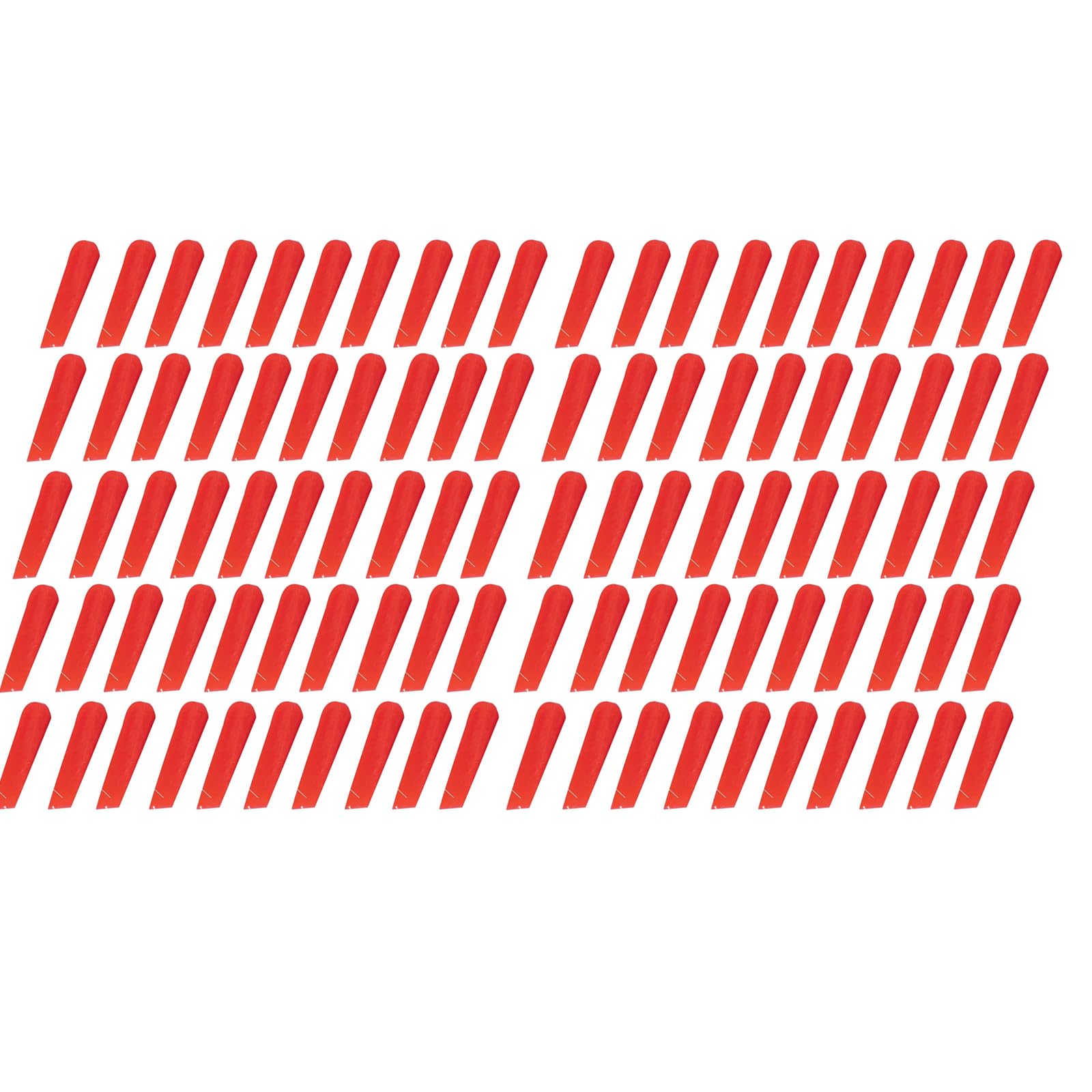 Alloneslife Red 100Pcs Floor Spacers Set Leveling Laying Leveling Wedges Leveler Wall Flooring Tiling Tool Tools