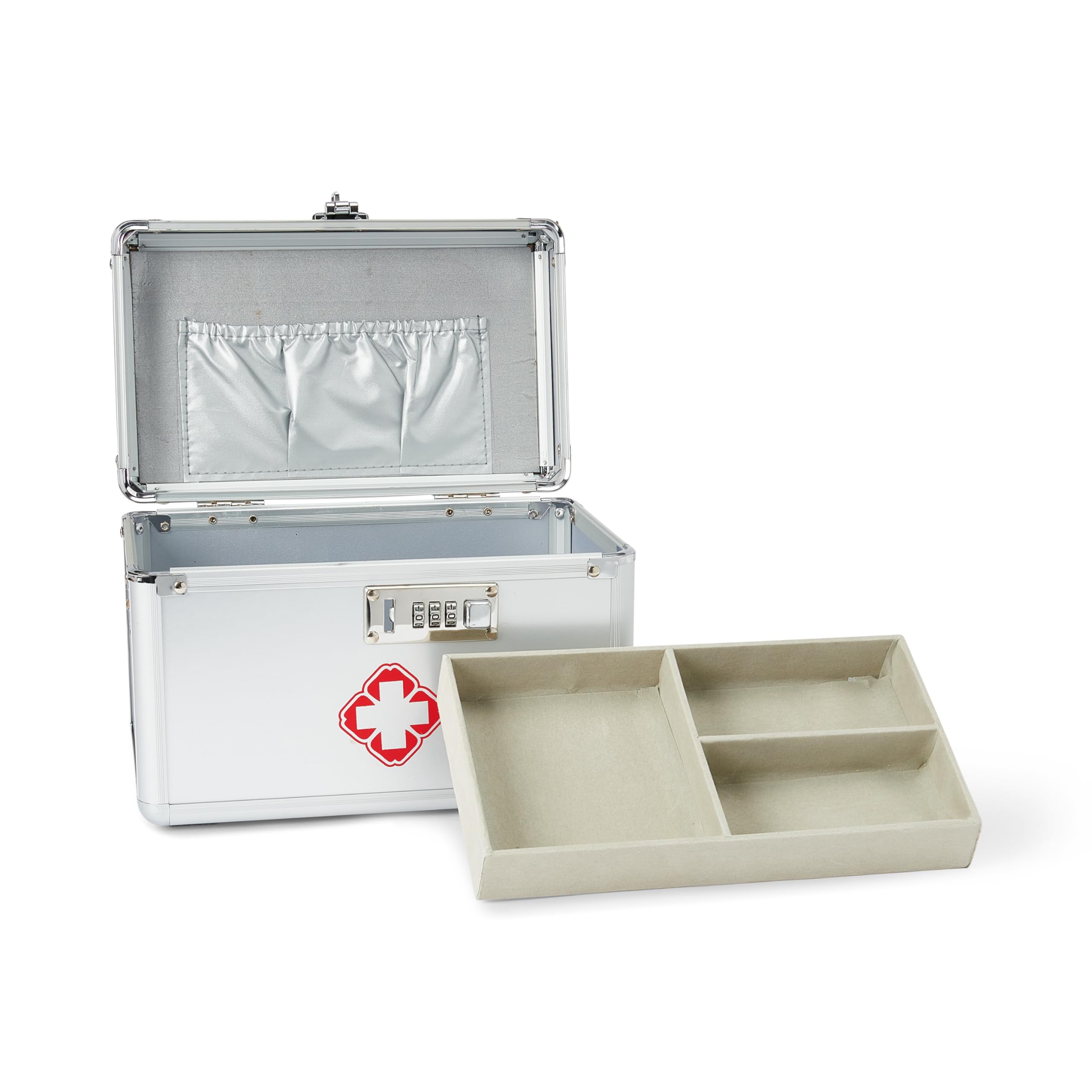 Boîte à médicaments verrouillable MEDLINE rangement pharmacie sécurisé